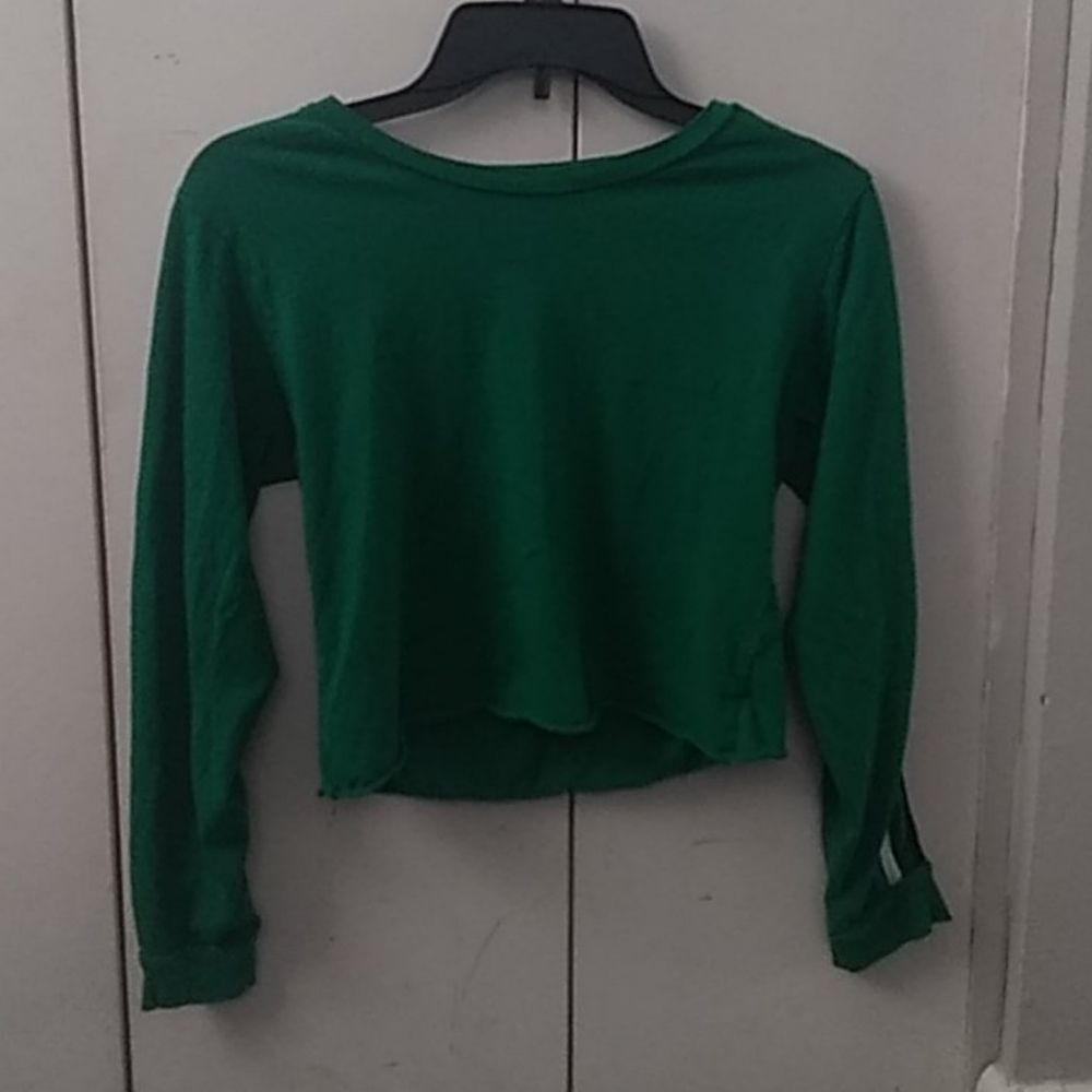 A croptop shirt